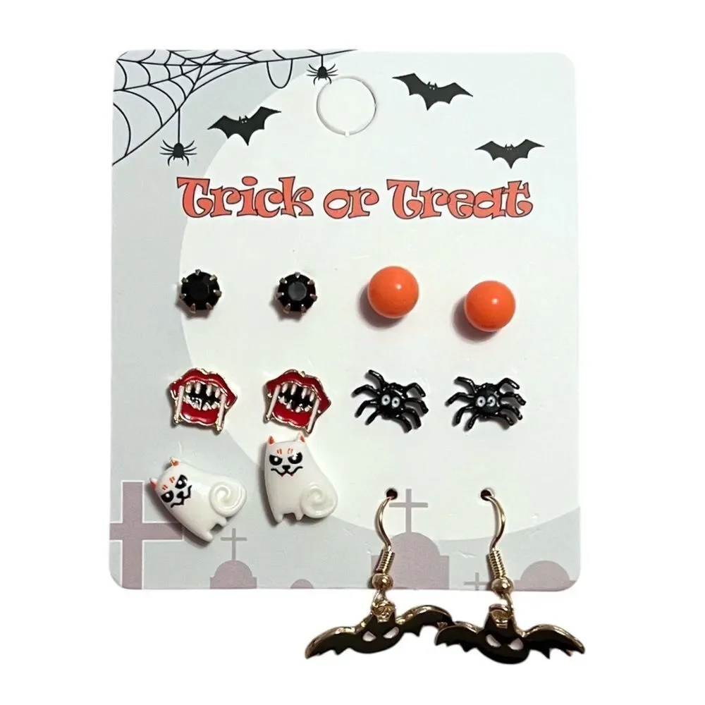 ⭐️3/$25⭐️ Halloween Themed 6 Pairs Of Earrings Set